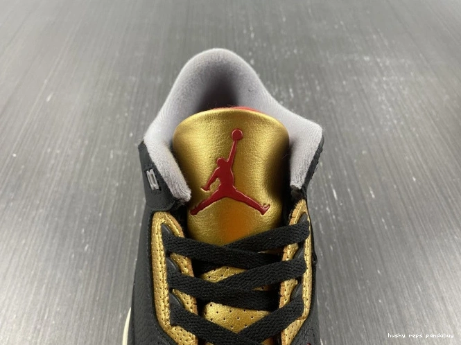 Cheap Husky Gold Jordan Air 3 CK9246-067 Black WMNS 0724